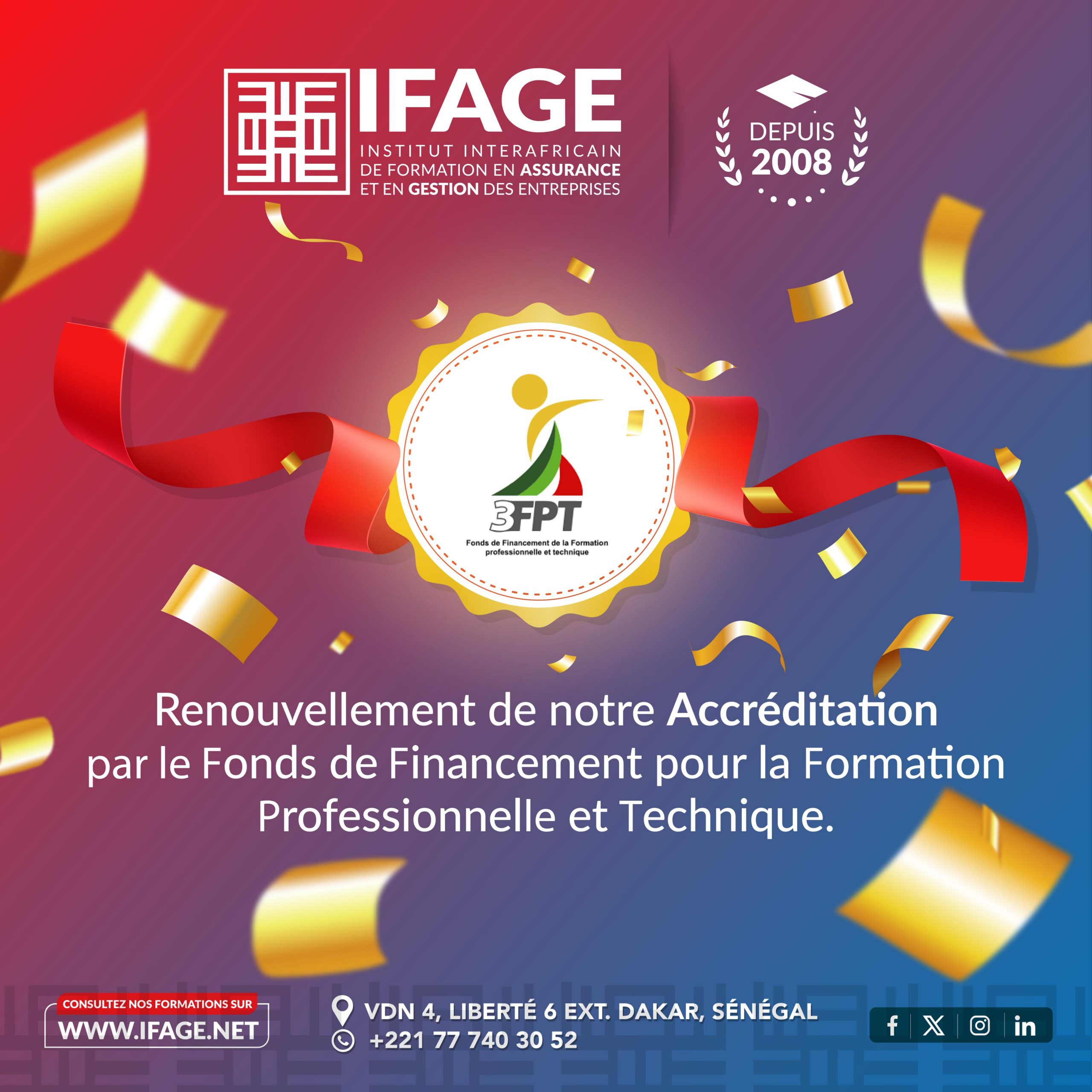 Accredidation renouvellé