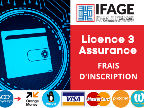 Licence 3 : Frais d'inscription