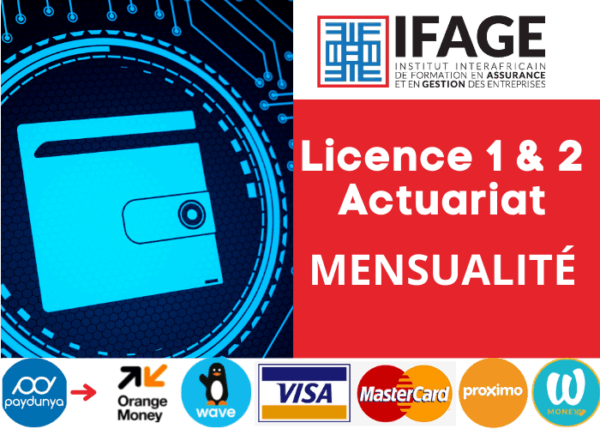 21.png Licence 1 & 2 : Mensualité