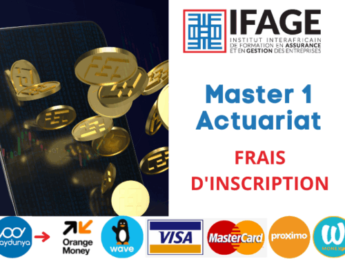 Master 1 Actuariat: Frais d'inscription