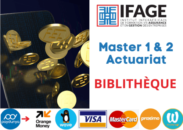 Master 1 & 2 Actuariat: Bibliothèque