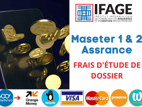 Master 1 & 2 Assurance: Frais d'etudes de dossier