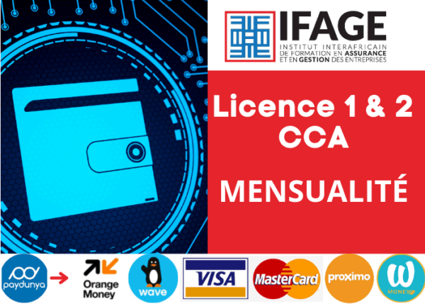 43.png Licence 1 & 2 CCA: Mensualité