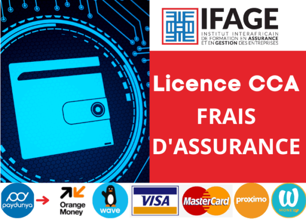 Licence CCA: Frais d'assurance