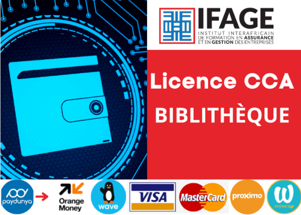 Licence CCA: Bibliothèque