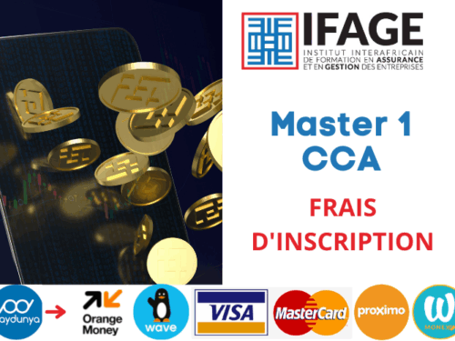 Master 1 CCA: Frais d'inscription