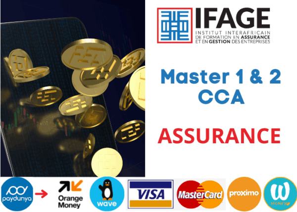 Master 1 & 2 CCA: Frais d'assurance