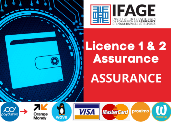Licence 1 & 2 : Frais d'assurance