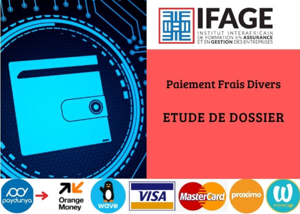 Frais d'études de dossier Sénégal
