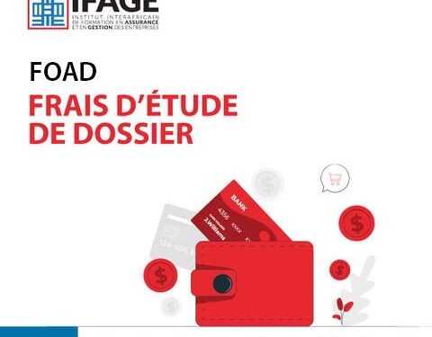 FRAIS D’ETUDES DE DOSSIER POUR LA FOAD