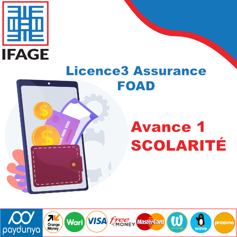 Avance 1 Scolarité L3 FOAD