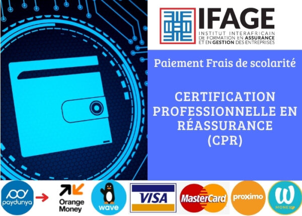 Scolarité CPR Certification Professionnelle en Réassurance