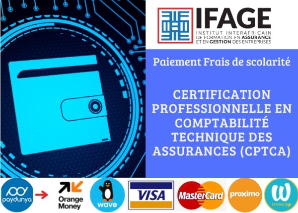 Scolarité CPCTA Certification Professionnelle en Comptabilité Technique des Assurance (au complet)